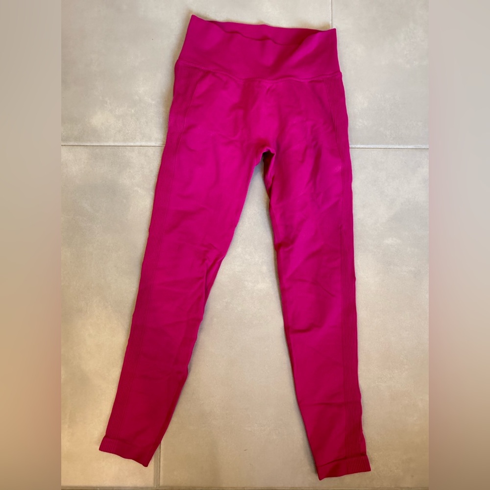 Vibrant Pink High-Waisted Leggings